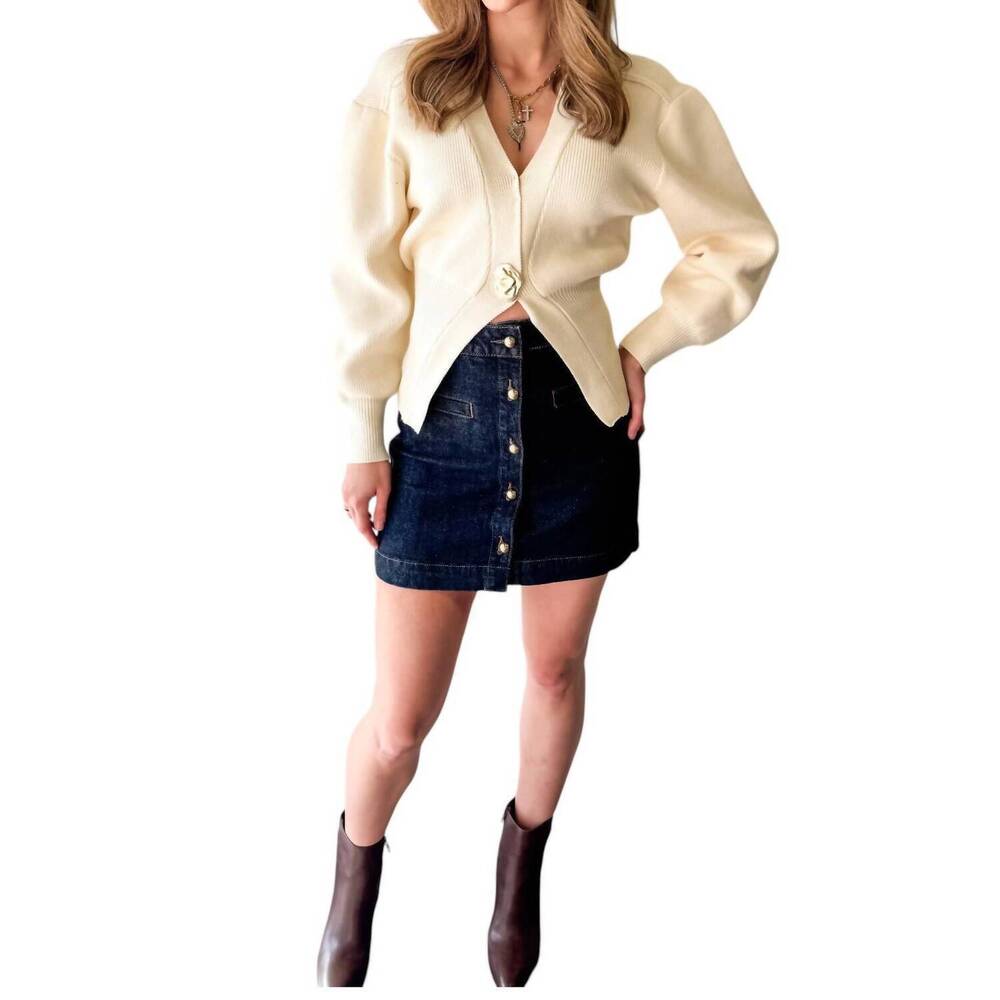 NEW FORE lennox classy fall cardigan in ivory